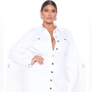 Editorial Love Distressed Denim Dress  🤩